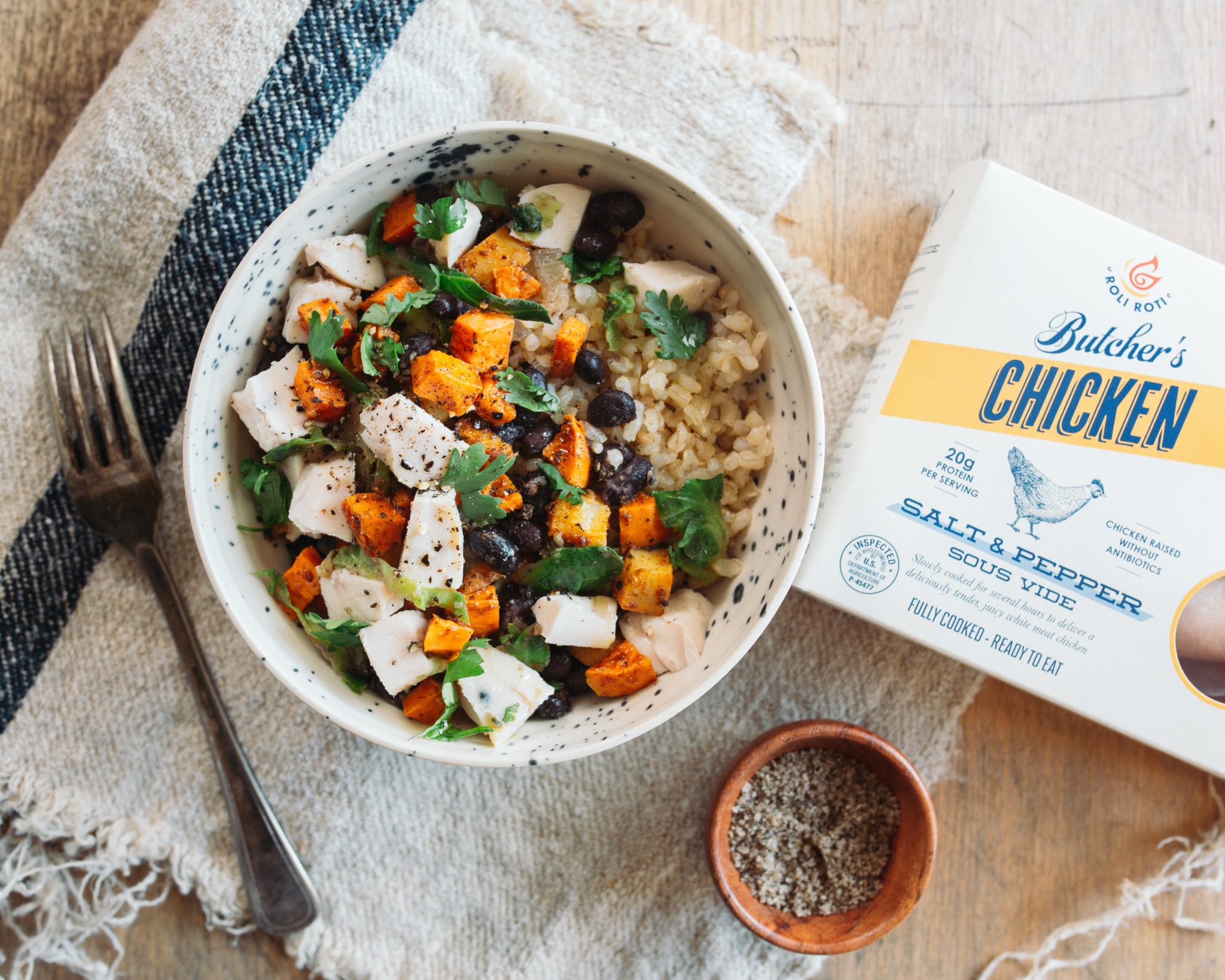 Brown Rice Chicken Bowl