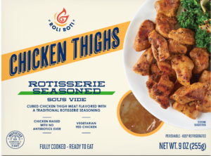 Front of Package for Chicken thighs